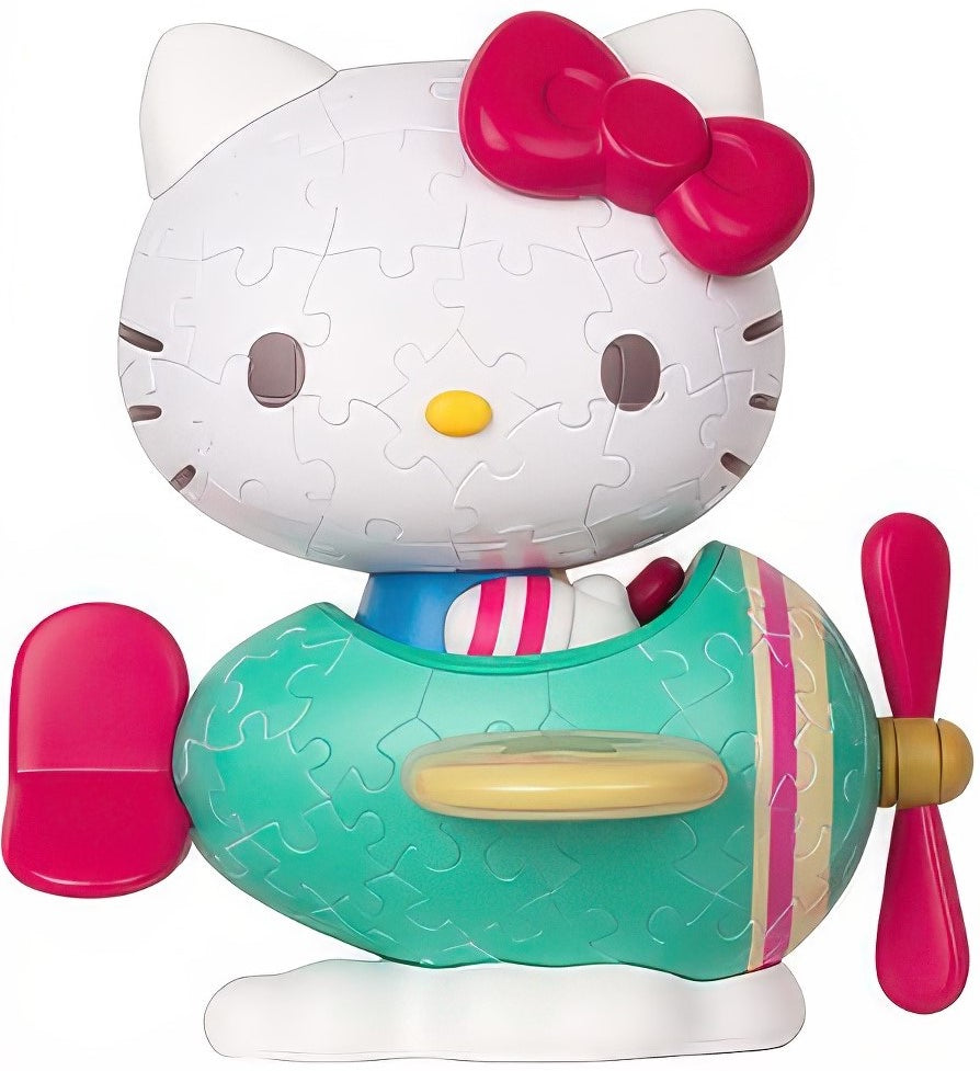 pintoo-f1044-hello-kitty---pilot-133-pieces-3d-puzzle
