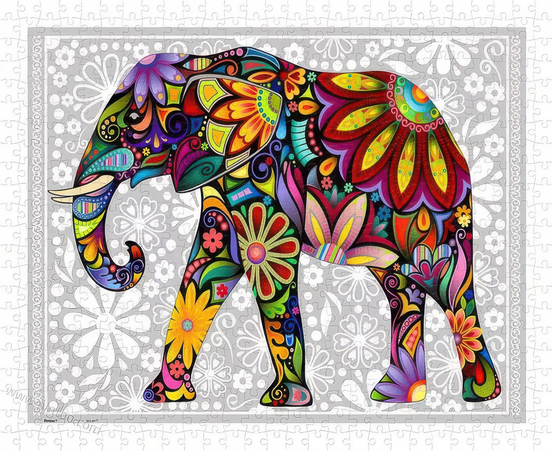 pintoo-h1479-animal-the-cheerful-elephant-500-pieces-plastic-jigsaw-puzzle