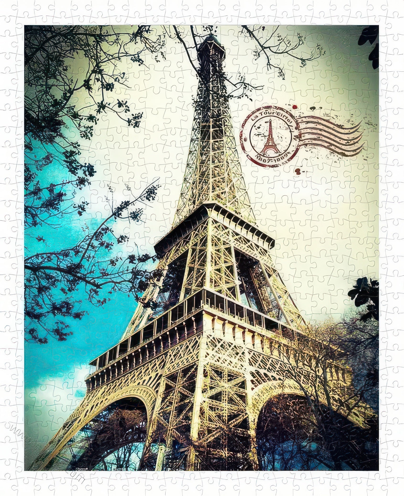 pintoo-h1486-scenery-eiffel-tower-500-pieces-plastic-jigsaw-puzzle