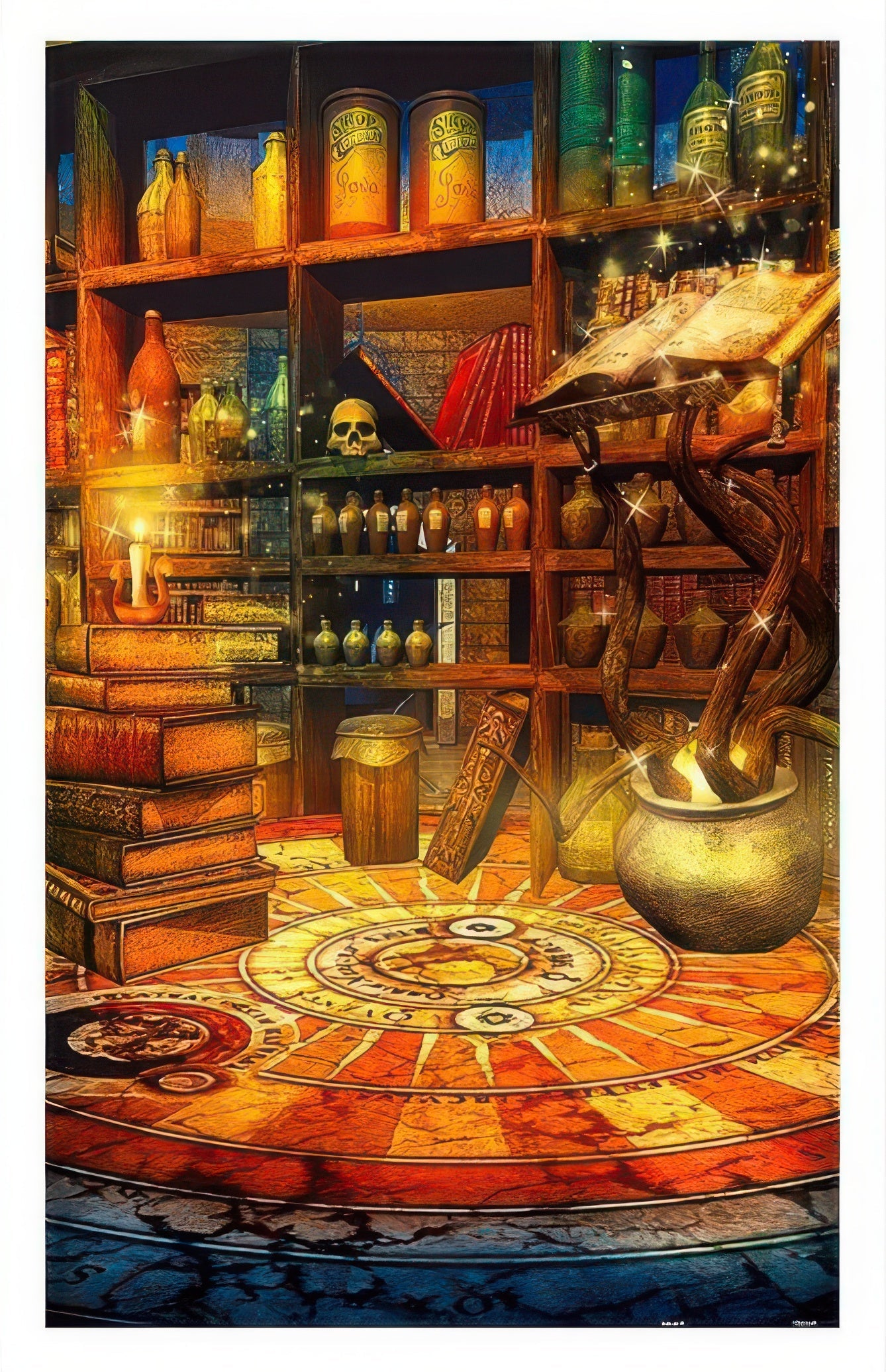 pintoo-h1494-illustration-fantasy-magic-room-1000-pieces-plastic-jigsaw-puzzle