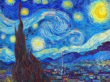Pintoo • Vincent van Gogh • The Starry Night, June 1889　500 PCS　Plastic Jigsaw Puzzle