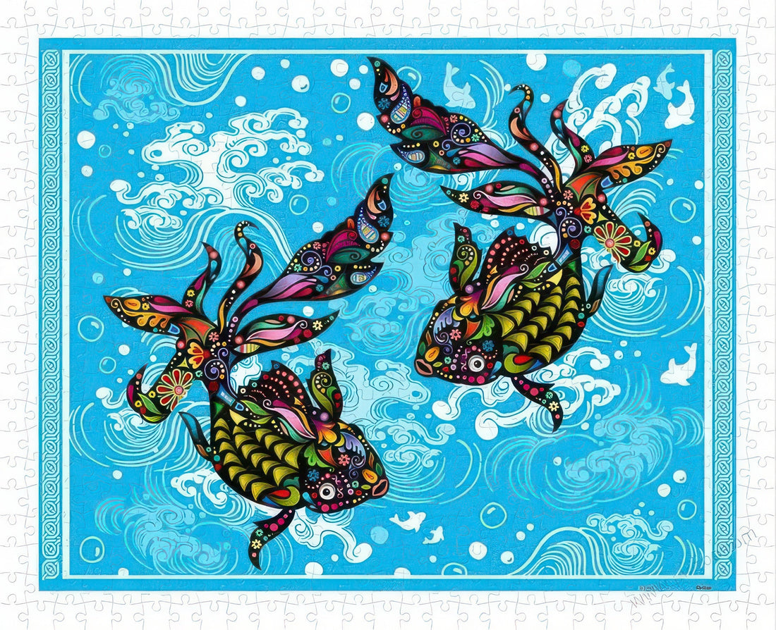 pintoo-h1771-animal-the-brilliant-goldfish-500-pieces-plastic-jigsaw-puzzle