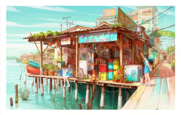 pintoo-h1867-happy-snack-shop-1000-pieces-jigsaw-puzzle