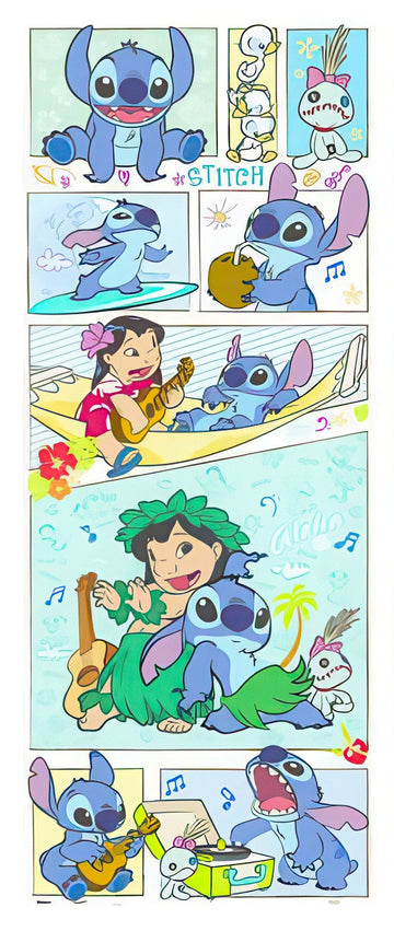 pintoo-h1987-lilo-stitch-joyful-together-1000-pieces-plastic-jigsaw-puzzle