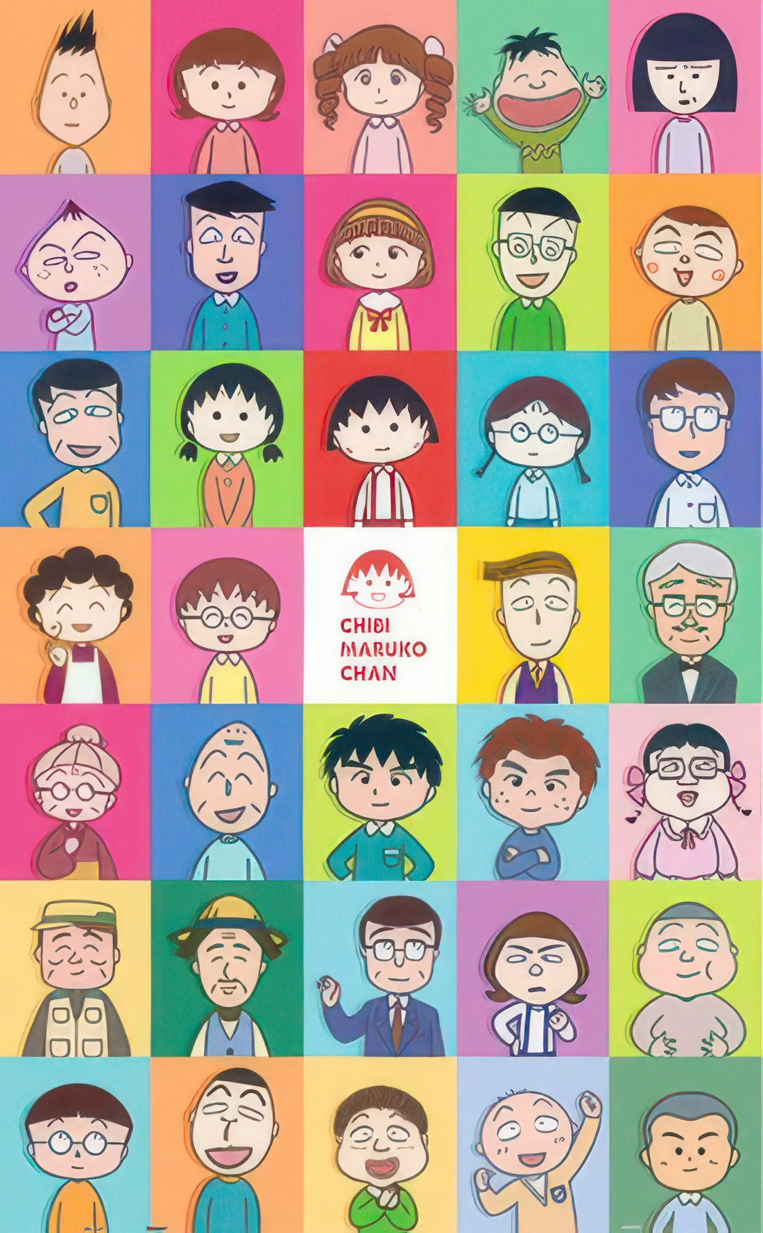 pintoo-h1995-chibi-maruko-chan-roll-call-1000-pieces-plastic-jigsaw-puzzle