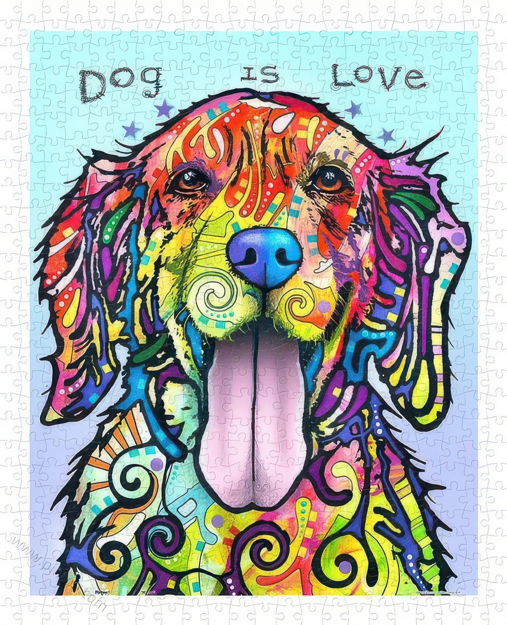 pintoo-h2039-dean-russo---loyal-companion-500-pieces-jigsaw-puzzle