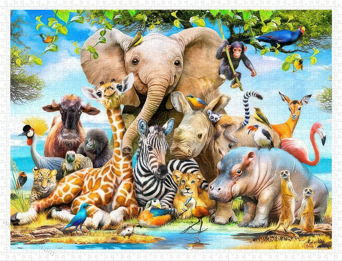 pintoo-h2043-howard-robinson---days-of-friendship-1200-pieces-jigsaw-puzzle