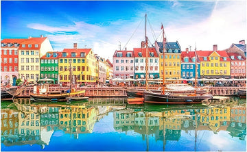 Pintoo • Scenery • Old Nyhavn Port in Copenhagen, Denmark　1000 PCS　Plastic Jigsaw Puzzle
