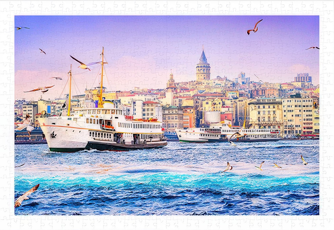 pintoo-h2050-06-turkey---golden-horn-600-pieces-jigsaw-puzzle