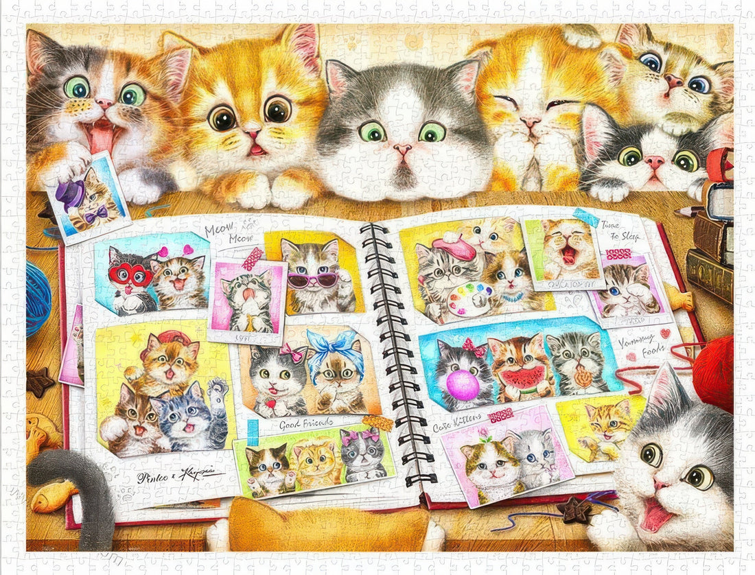 pintoo-h2051-kayomi---cats'-memory-album-1200-pieces-jigsaw-puzzle
