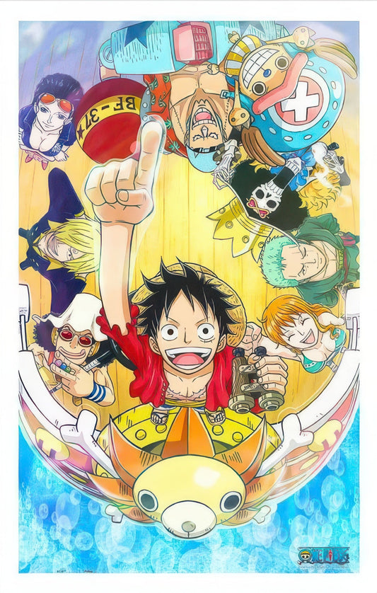 Pintoo H2100　One Piece • Let's Go Sunny　1000 Pieces Plastic Jigsaw Puzzle