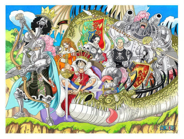 pintoo-h2101-one-piece---armored-knight-and-dragon-1200-pieces-jigsaw-puzzle