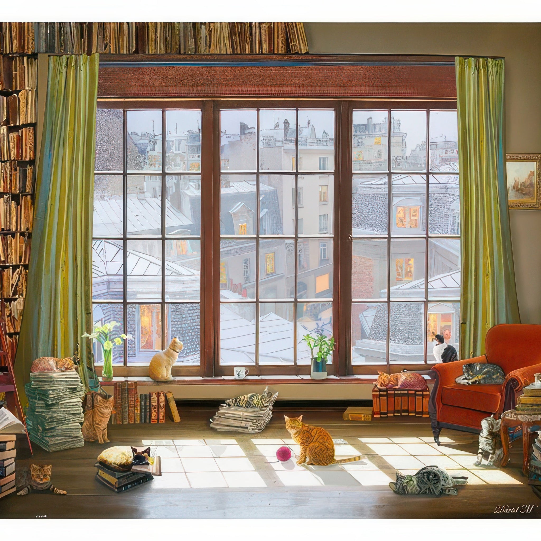 pintoo-h2134-david-maclean---afternoon-time-1200-pieces-jigsaw-puzzle