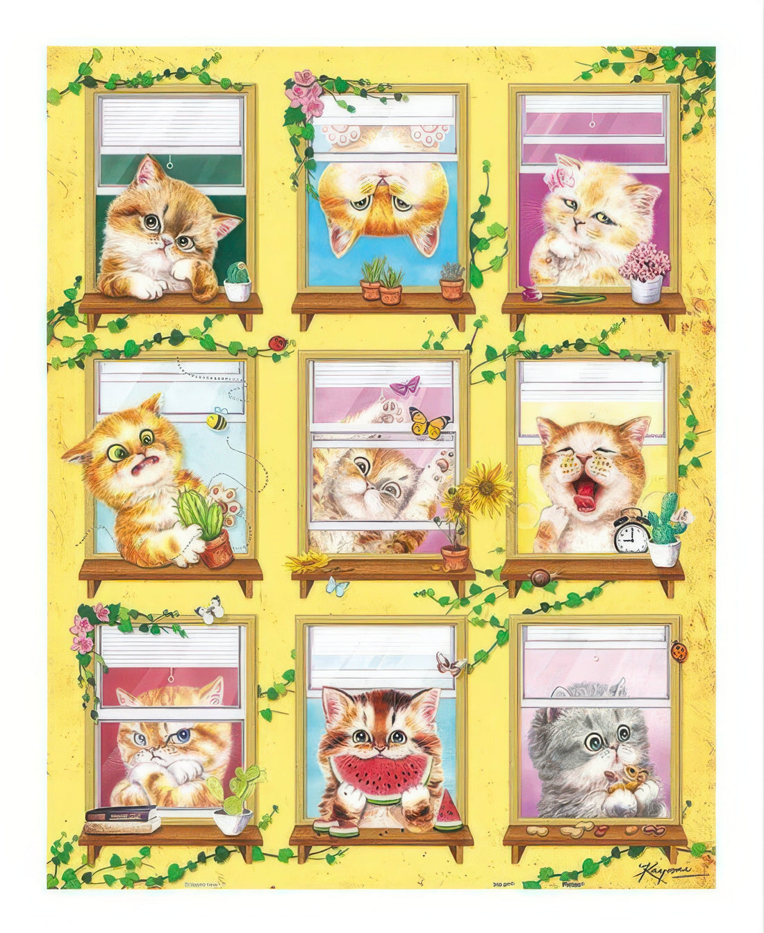 pintoo-h2140-animal-kittens-morning-routine-500-pieces-plastic-jigsaw-puzzle