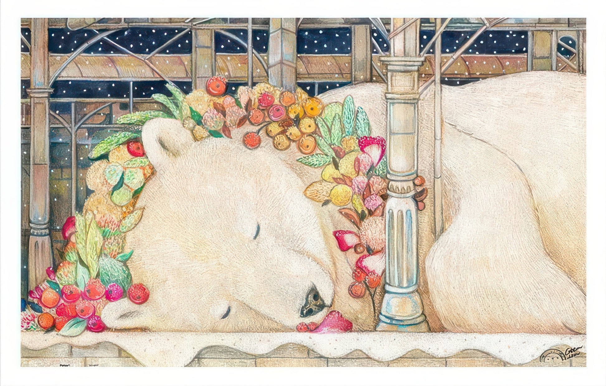 pintoo-h2150-cotton-lion---good-night,-polar-bear-1000-pieces-jigsaw-puzzle