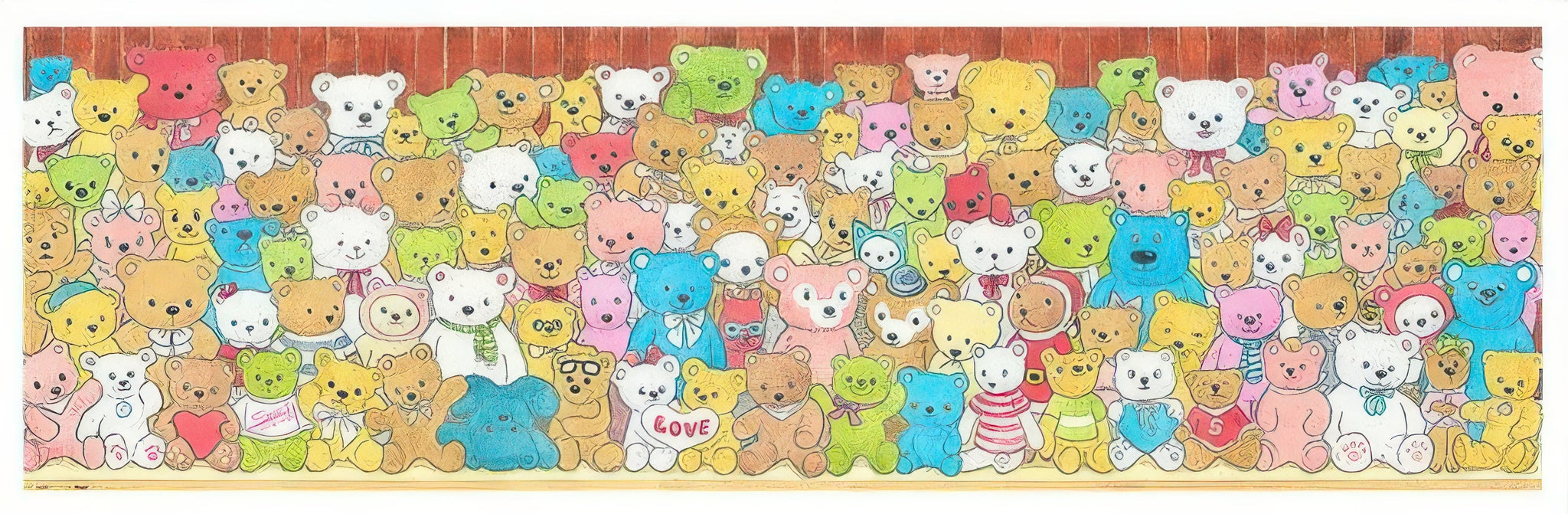 pintoo-h2175-smart---teddy-bear-club-2000-pieces-jigsaw-puzzle