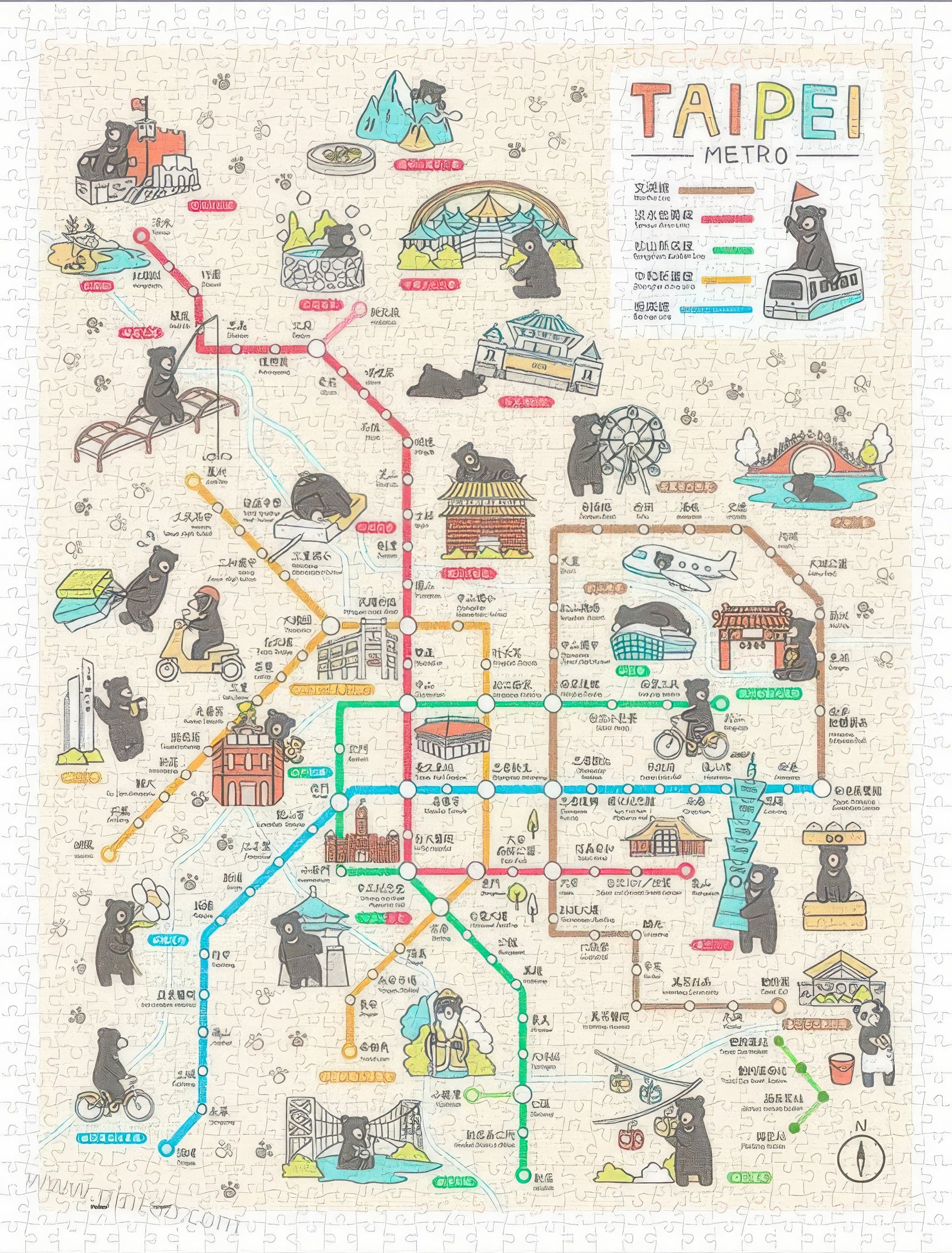 pintoo-h2213-taipei-metro-go!-1200-pieces-jigsaw-puzzle