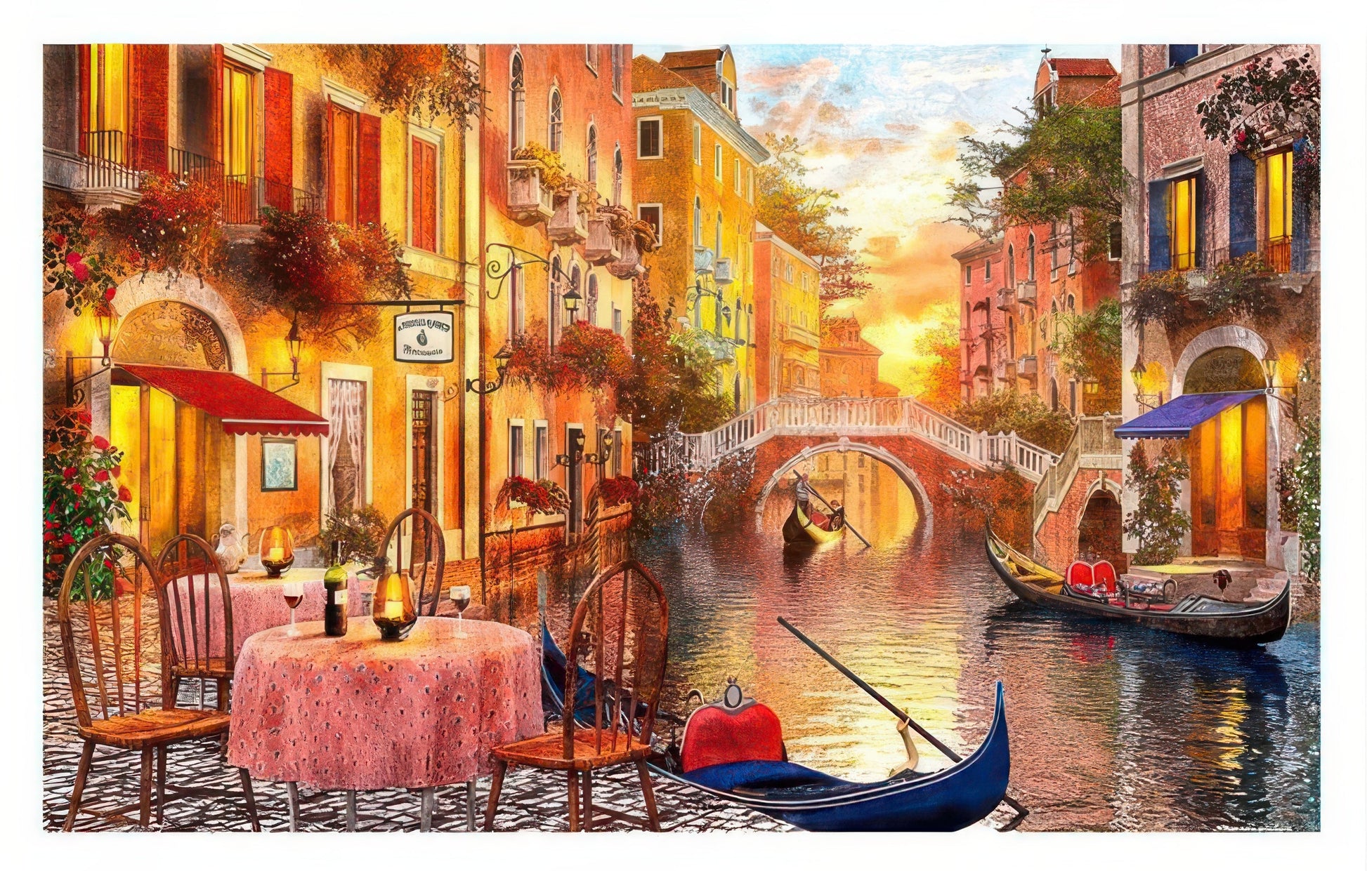 pintoo-h2248-illustration-venetian-sunset-1000-pieces-plastic-jigsaw-puzzle