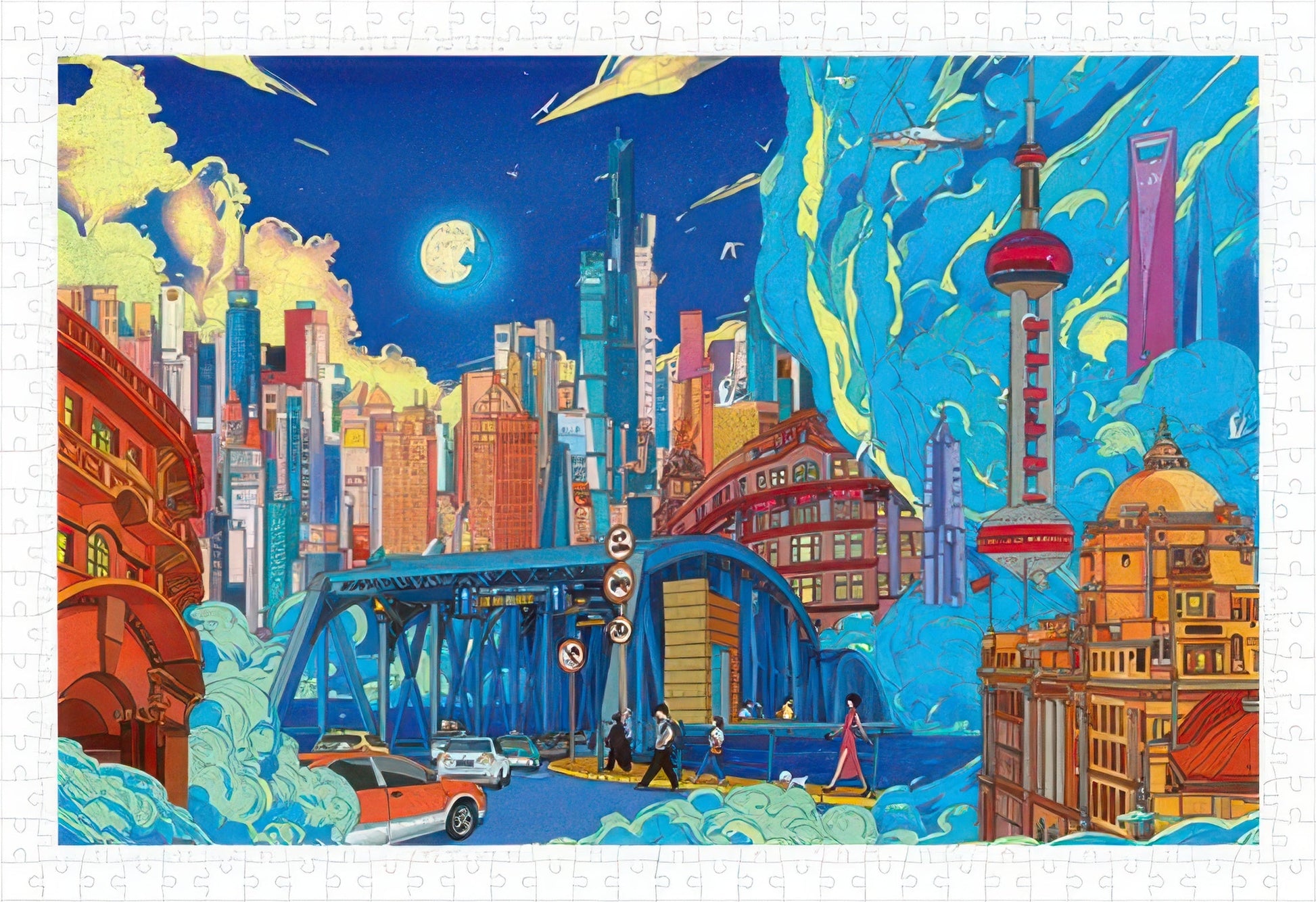 pintoo-h2252-06-guangyuan---magic-city-fantasy-600-pieces-jigsaw-puzzle