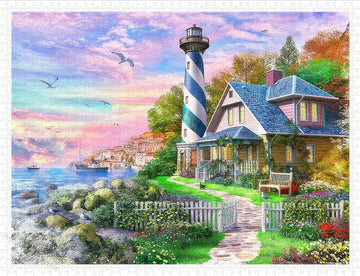 pintoo-h2254-dominic-davison---coastal-villa-1200-pieces-jigsaw-puzzle