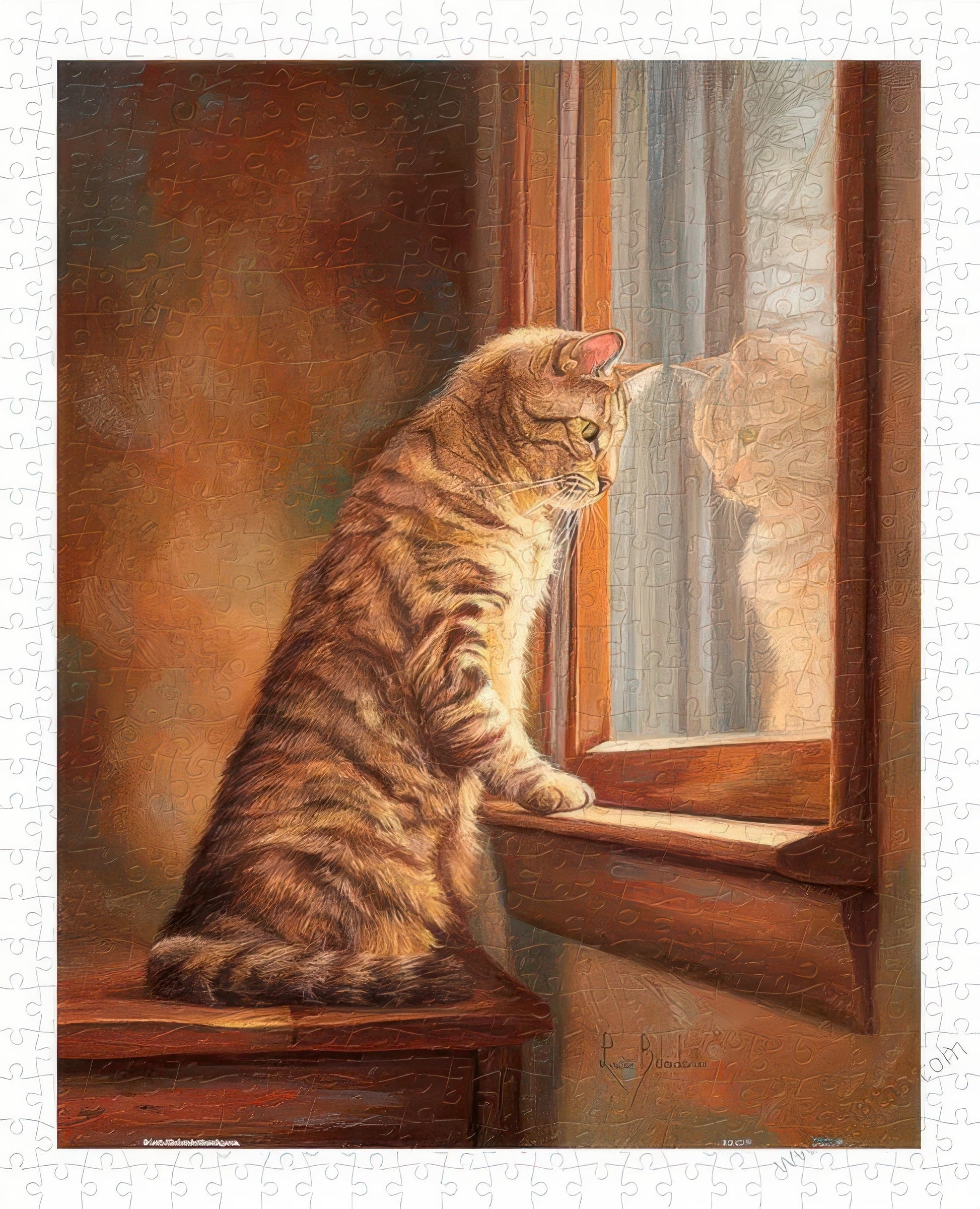 pintoo-h2282-lucie-bilodeau---gazing-out-the-window-500-pieces-jigsaw-puzzle