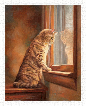 pintoo-h2282-lucie-bilodeau---gazing-out-the-window-500-pieces-jigsaw-puzzle