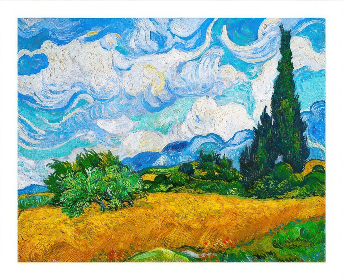 pintoo-h2292-van-gogh---cypresses-in-the-wheat-field-500-pieces-jigsaw-puzzle