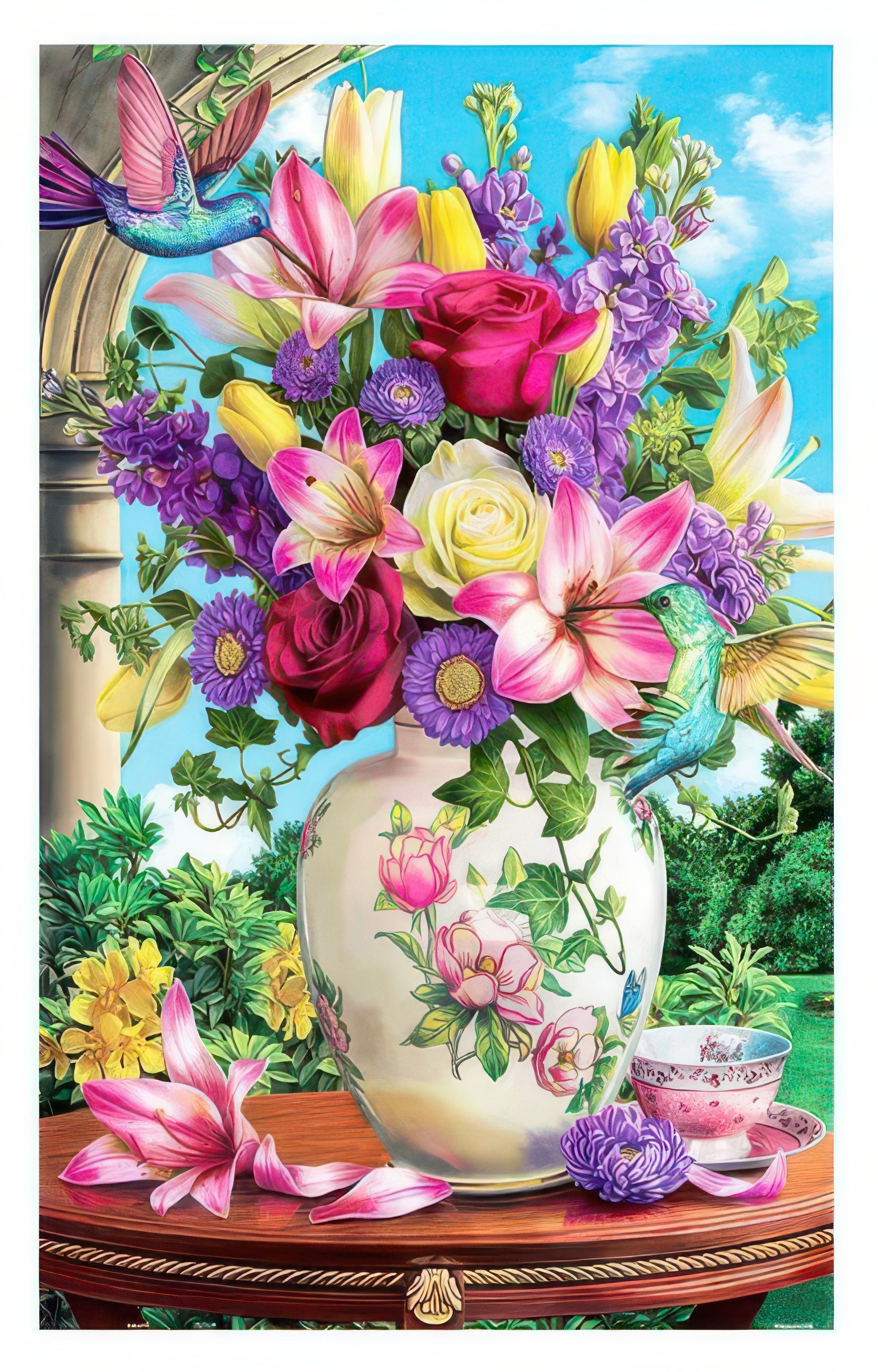 pintoo-h2309-flower-bouquet-1000-pieces-plastic-jigsaw-puzzle