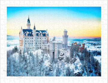 pintoo-h2339-03-germany---winter-neuschwanstein-castle-300-pieces-jigsaw-puzzle