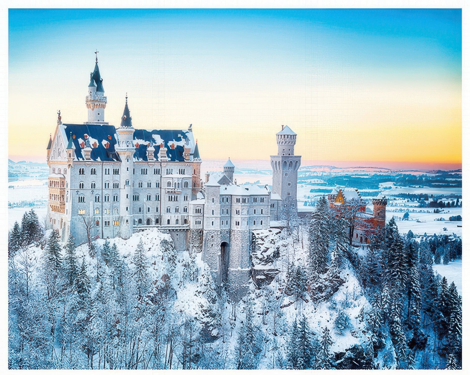 pintoo-h2339-45-germany---winter-neuschwanstein-castle-4500-pieces-jigsaw-puzzle
