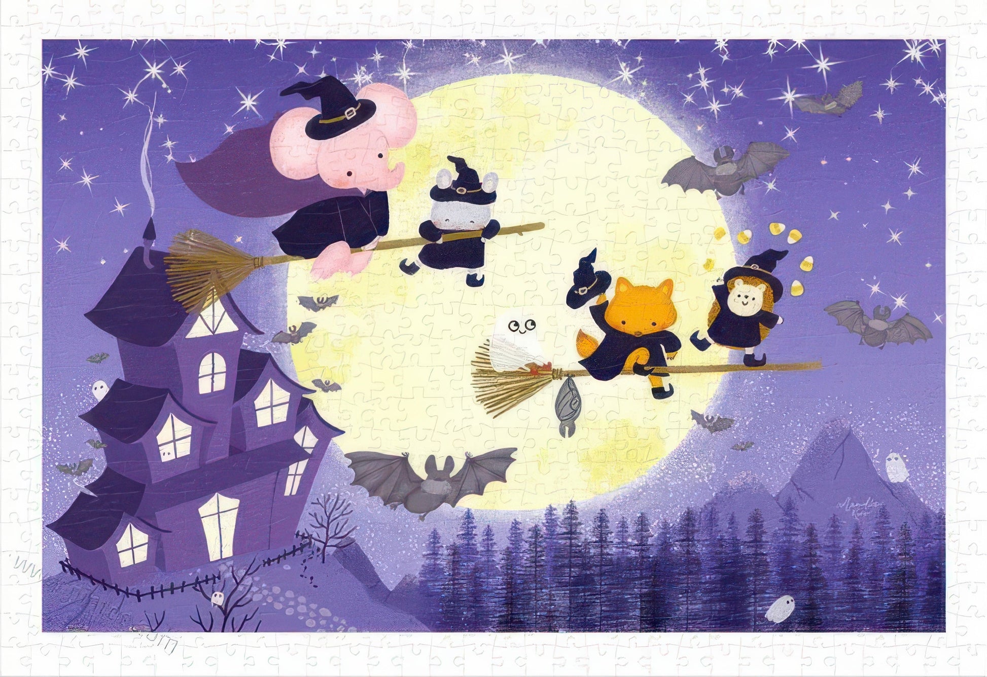 pintoo-h2344-mandy---halloween-moon-night-600-pieces-jigsaw-puzzle