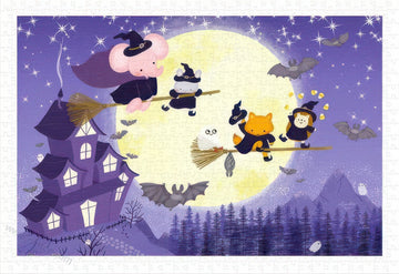 pintoo-h2344-mandy---halloween-moon-night-600-pieces-jigsaw-puzzle