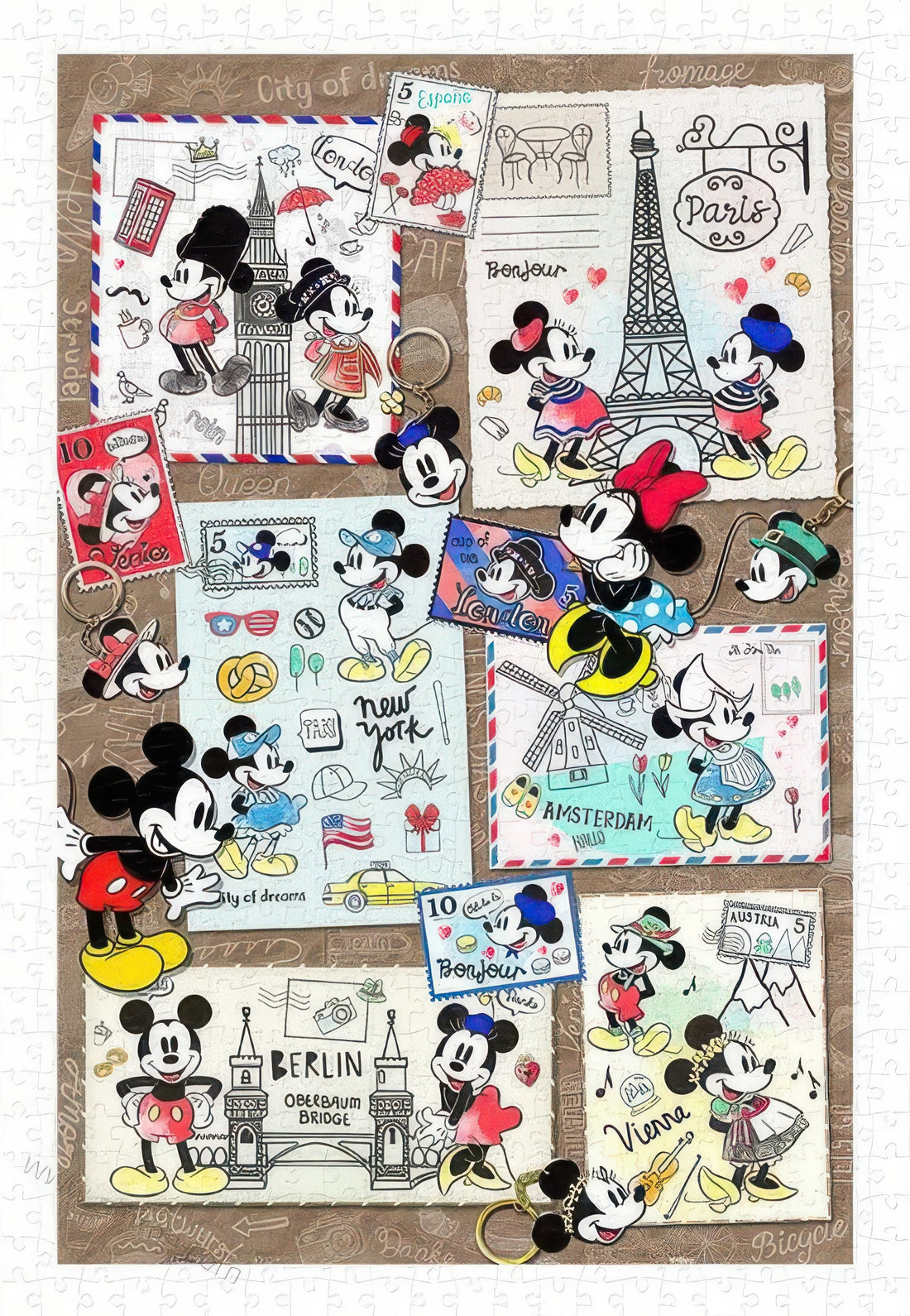 pintoo-h2347-mickey-and-friends---souvenir-of-travel-600-pieces-jigsaw-puzzle