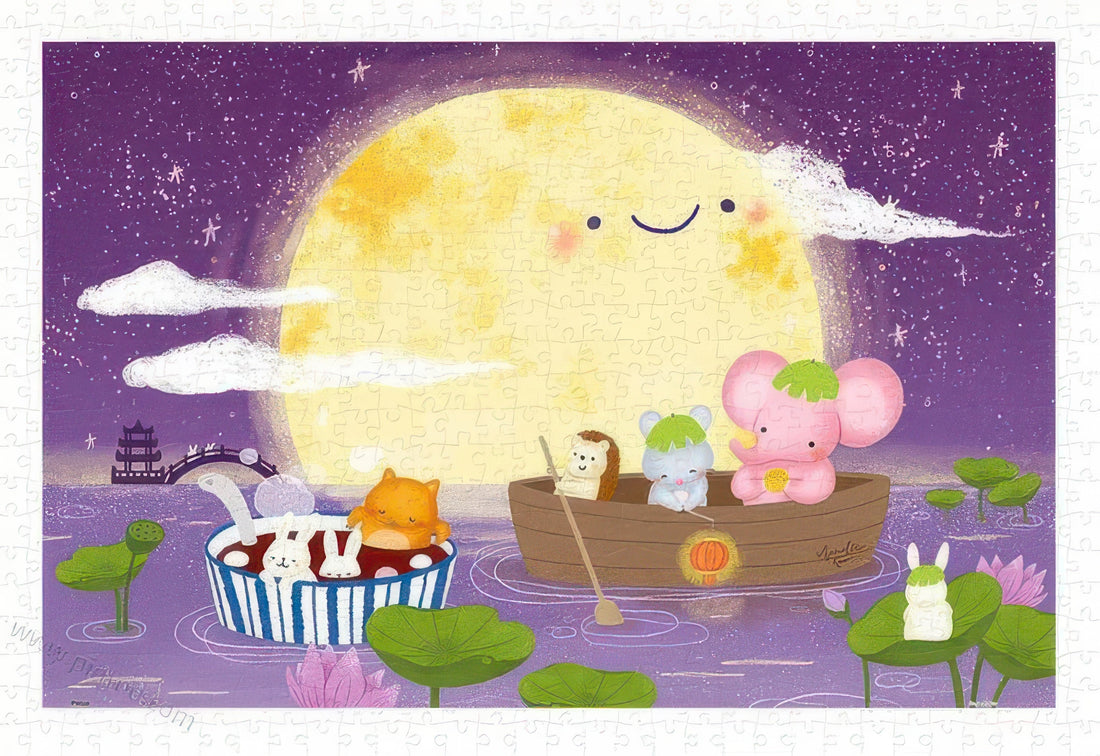 pintoo-h2353-illustration-full-moon-600-pieces-plastic-jigsaw-puzzle