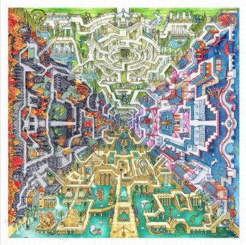 pintoo-h2375-tom-parker---mythical-labyrinth-1600-pieces-jigsaw-puzzle