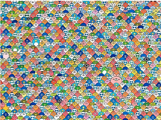 Pintoo • Kotsuw • WARAWARA No.100　1200 PCS　Plastic Jigsaw Puzzle