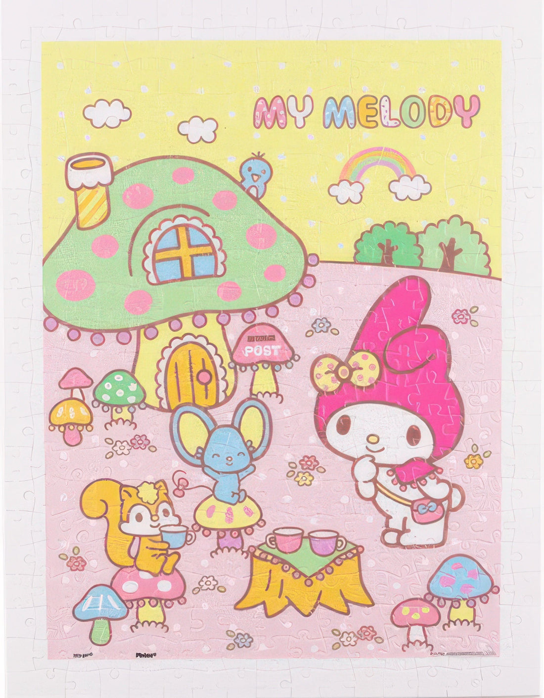 pintoo-h2445-sanrio---my-melody---tea-party-at-the-mushroom-house-300-pieces-jigsaw-puzzle