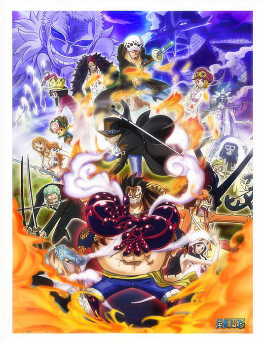 Pintoo H2464　One Piece • Dressrosa　1200 Pieces Plastic Jigsaw Puzzle