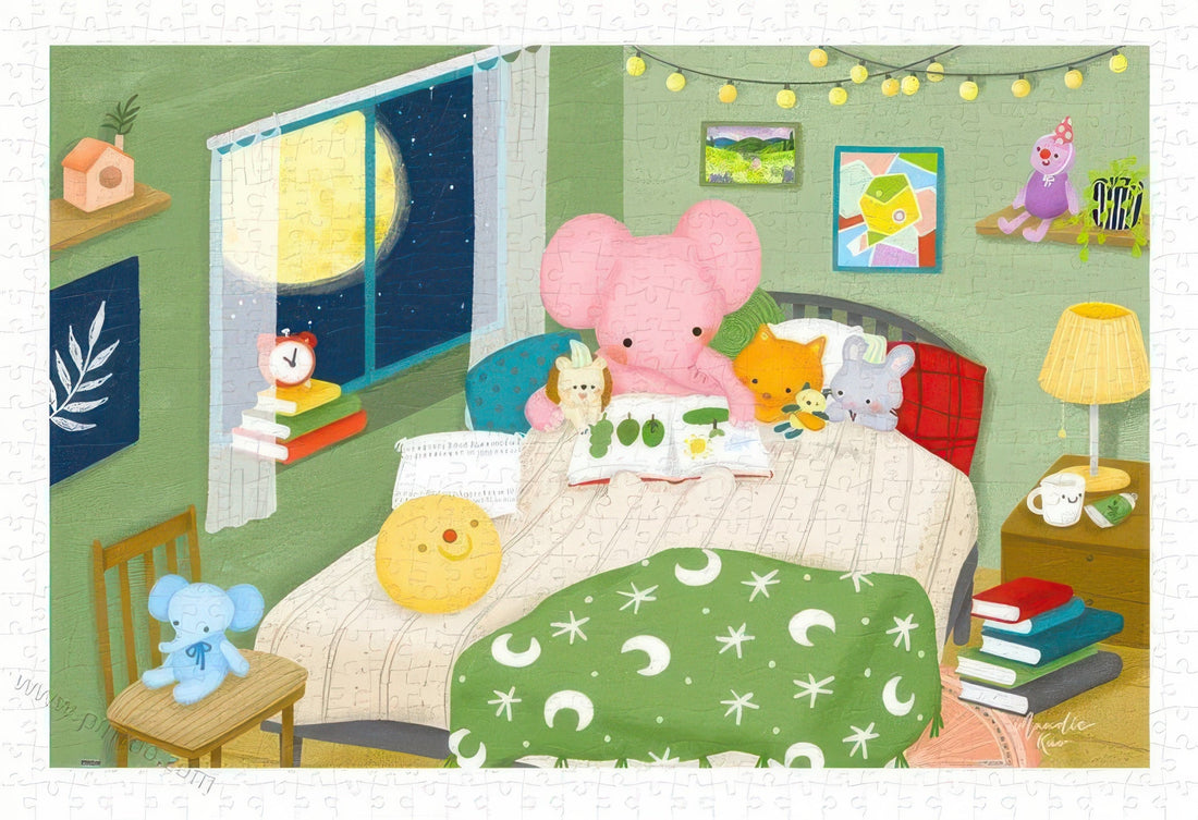 pintoo-h2522-illustration-bedtime-story-600-pieces-plastic-jigsaw-puzzle