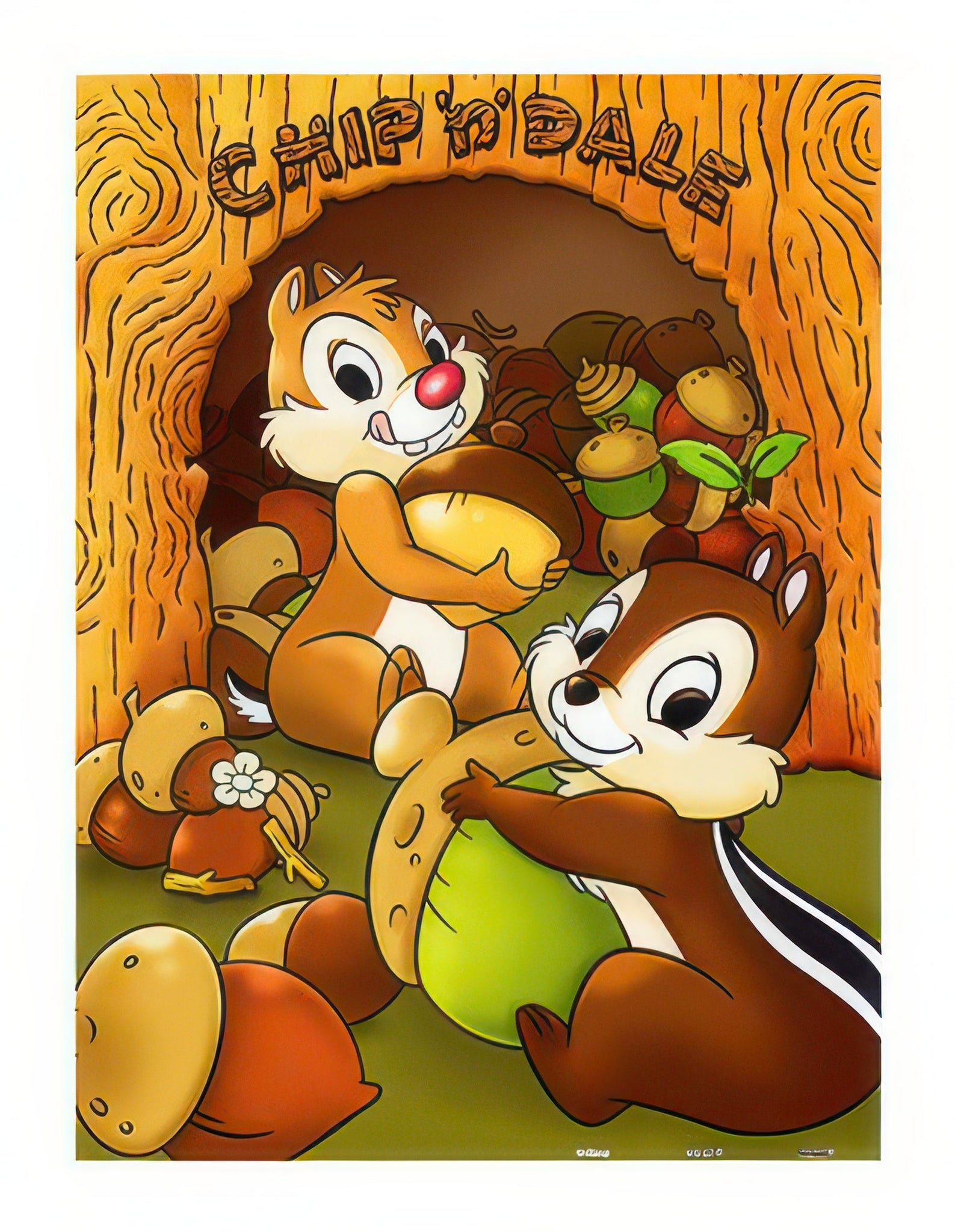 pintoo-h2542-chip-'n'-dale---acorn-treehouse-300-pieces-jigsaw-puzzle