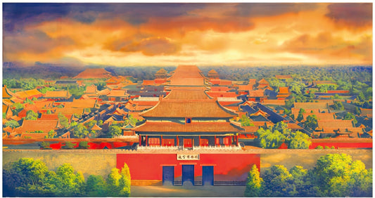 Pintoo • Huang Youwei • Brilliant Forbidden City　3000 PCS　Plastic Jigsaw Puzzle