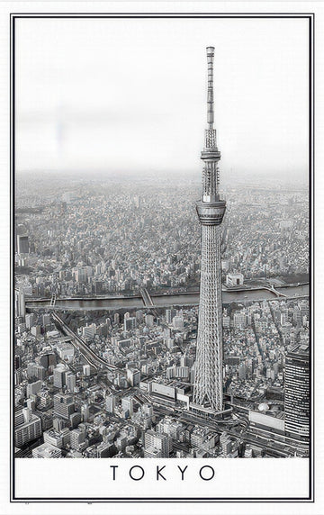 pintoo-h2613-40-black-and-white---cityscape,-tokyo-4000-pieces-jigsaw-puzzle