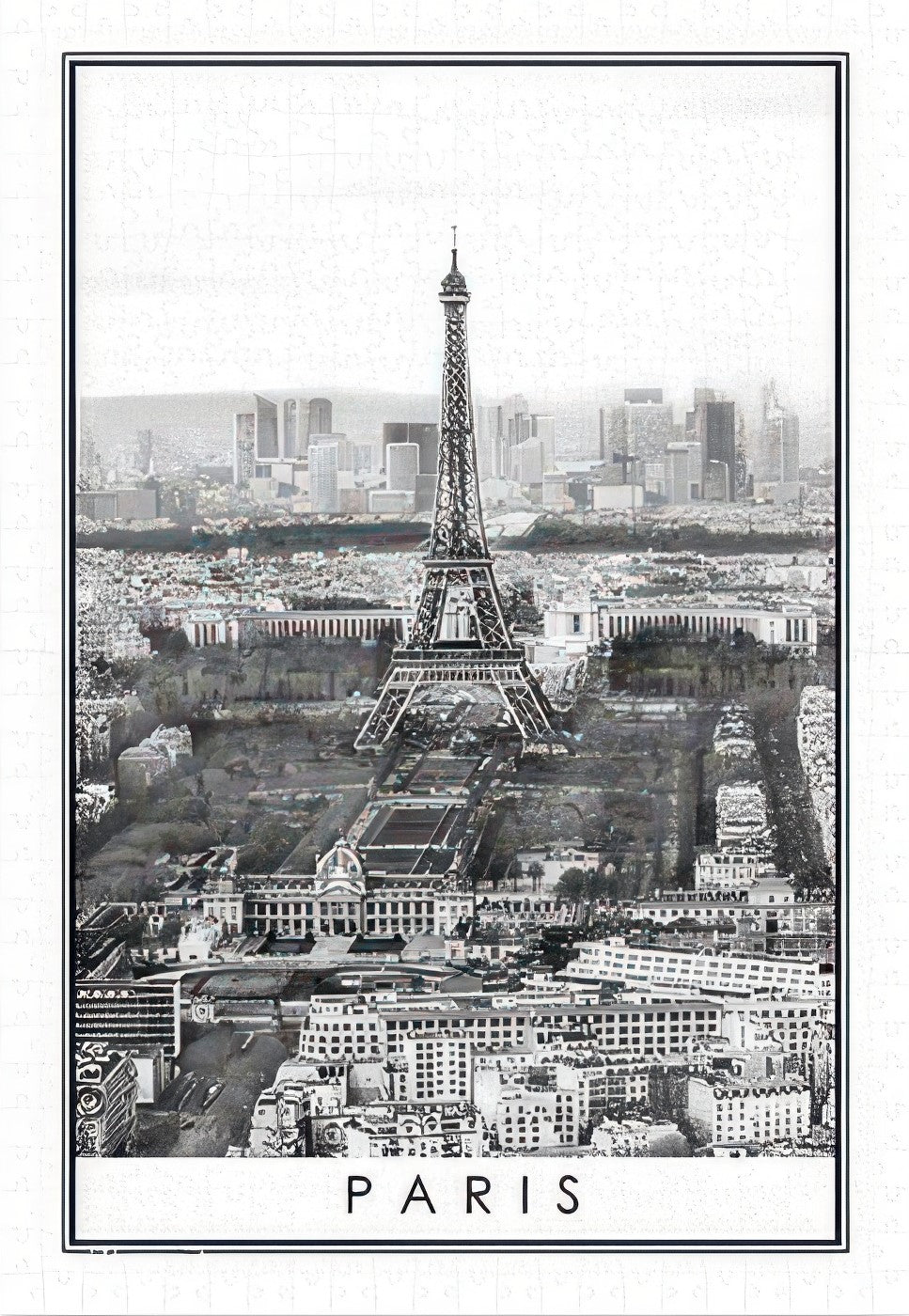 pintoo-h2614-06-black-and-white---cityscape,-paris-600-pieces-jigsaw-puzzle