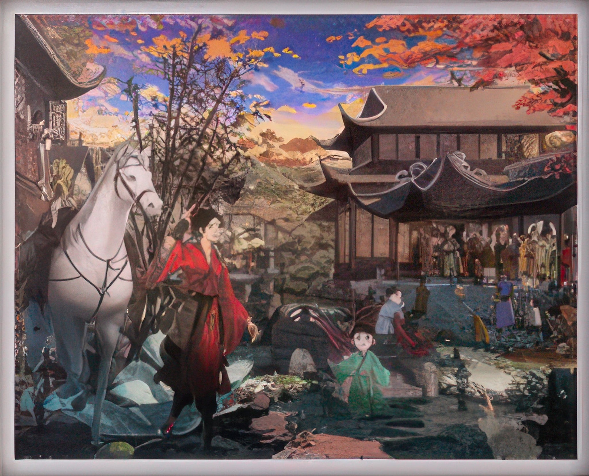 pintoo-h2628-mai-ya---whimsical-ideas---mulan-2000-pieces-jigsaw-puzzle