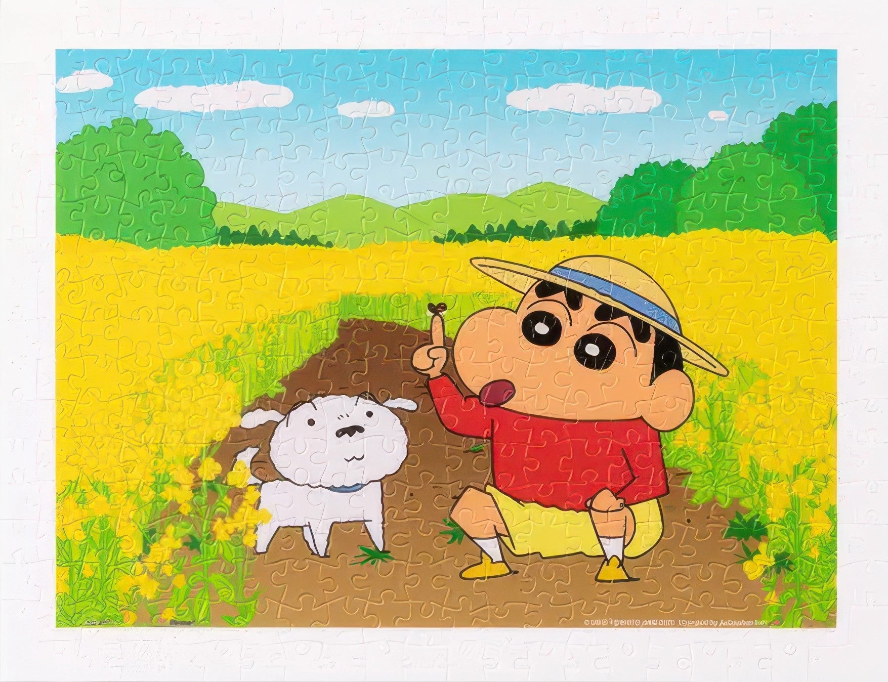 pintoo-h2689-crayon-shin-chan---flower-field-adventure-300-pieces-jigsaw-puzzle