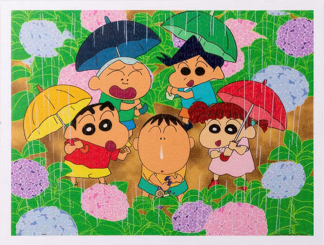 pintoo-h2691-crayon-shinchan-in-the-rain-1200-pieces-plastic-jigsaw-puzzle