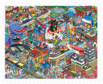 pintoo-h2716-05-pixel-world---little-monkey-ears-500-pieces-jigsaw-puzzle