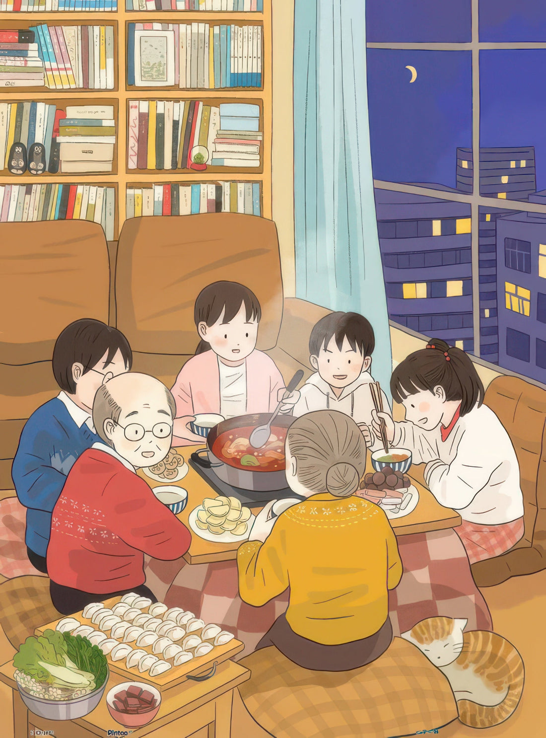 pintoo-h2723-li-ningjing---human-seasons---winter-solstice-300-pieces-jigsaw-puzzle