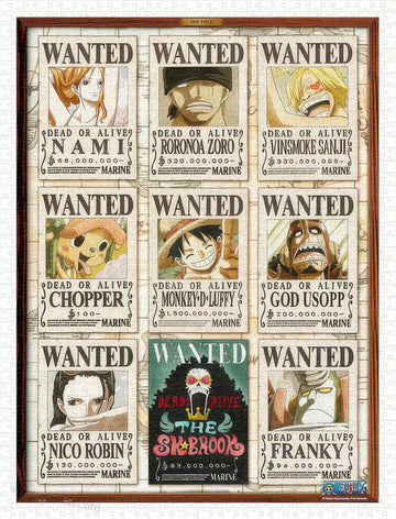 pintoo-h2738-one-piece---wanted-poster-1200-pieces-jigsaw-puzzle