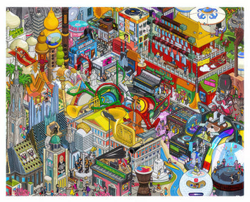 pintoo-h2785-20-pixel-world---little-monkey-ears---music-city-2000-pieces-jigsaw-puzzle